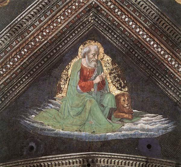 GHIRLANDAIO, Domenico St Mark the Evangelist oil painting picture